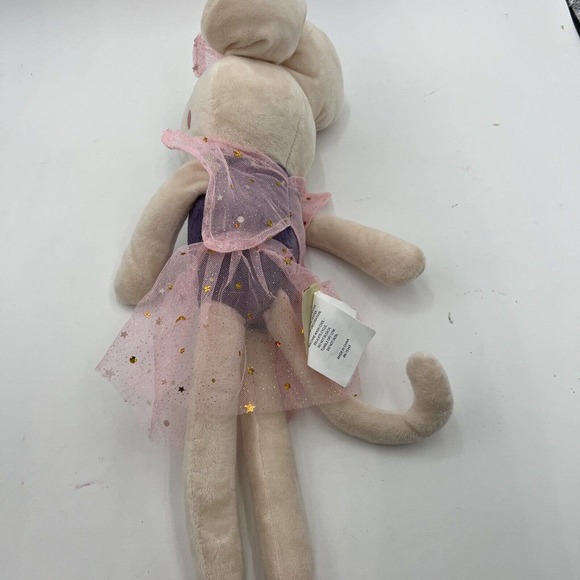 Rare Cynthia Rowley Plush Mouse Ballerina Doll Curious New York 15” - Picture 5 of 6